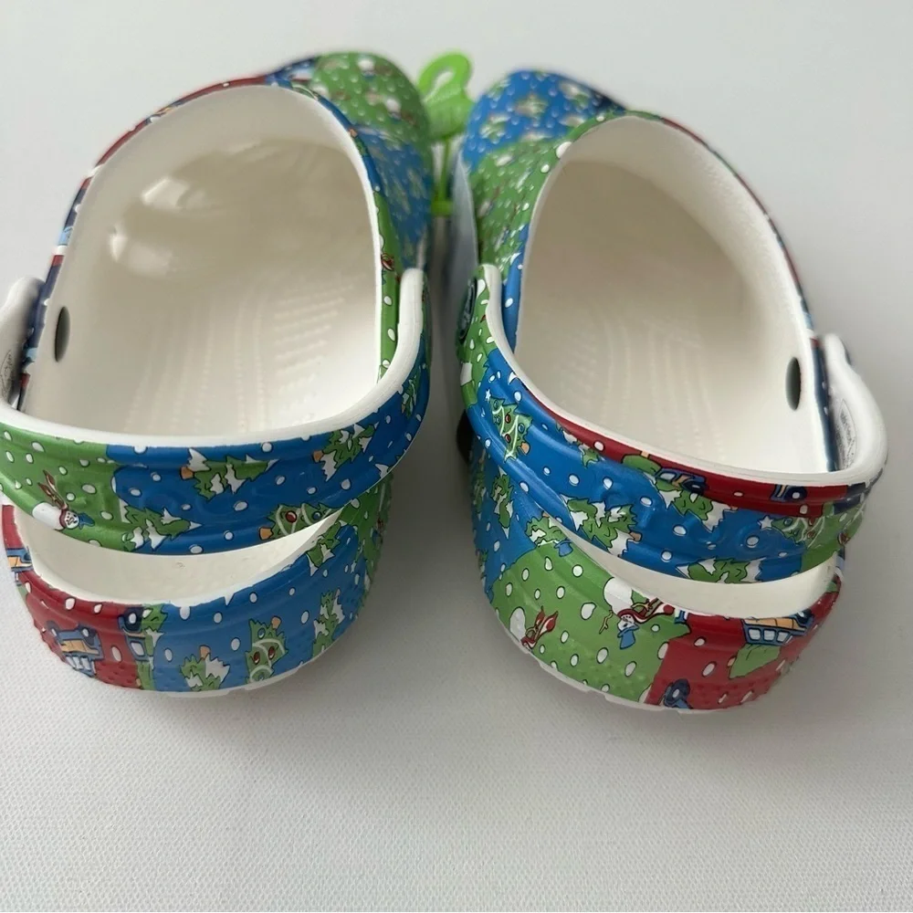 CROCS x Vineyard Vines HOLIDAY PATCHWORK CLOGS Size 3 Kids